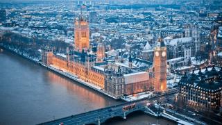 Houses of Parliament, London in Winter