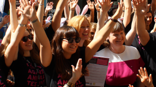 Michelle Thew with The Body shop