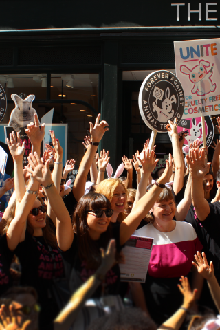 Campaigning with The Body Shop