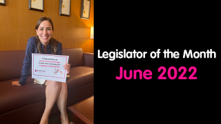 Legislator of the Month June graphic 
