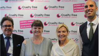 Michelle Thew with partners in China